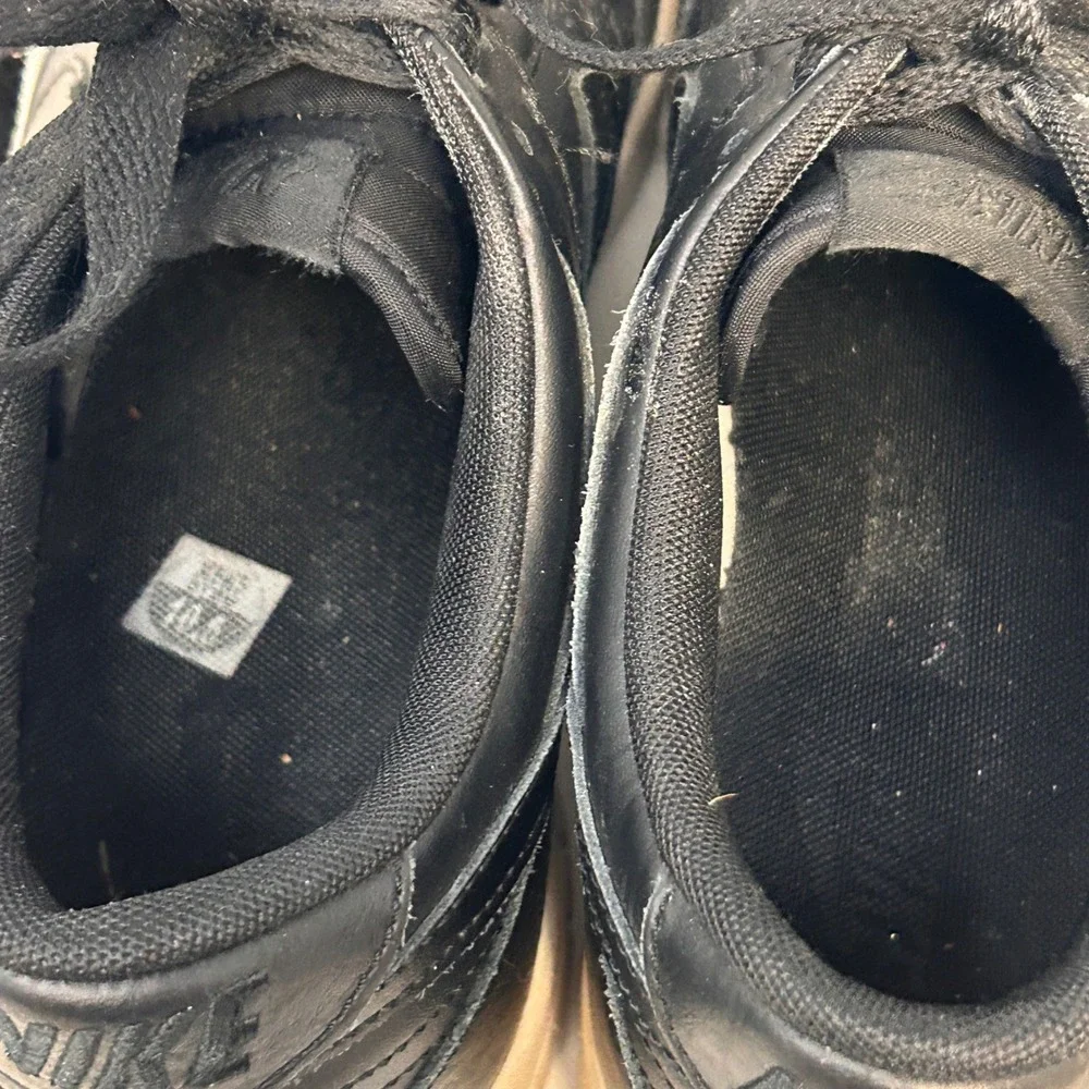 Nike Dunk Low Black Sneakers Shoes Men's 10.5 904234-003 2017‎
